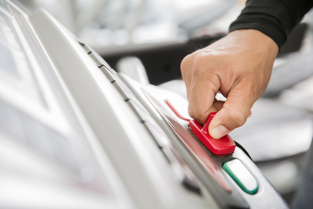 Treadmill Safety Key Being Pulled