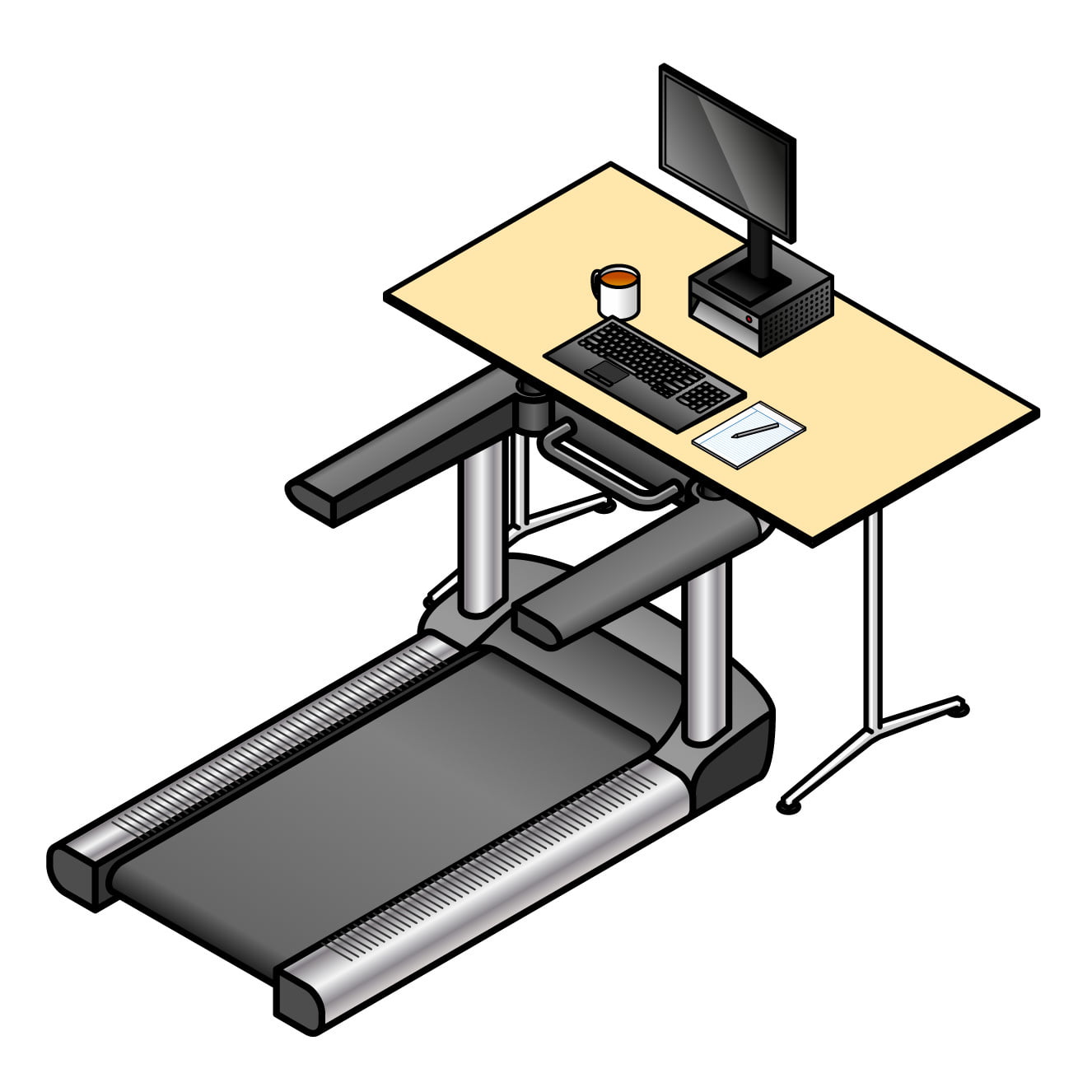 Treadmill desk