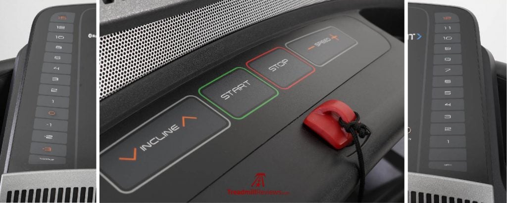 NordicTrack Commercial 1750 Treadmill Speed Controlling Buttons