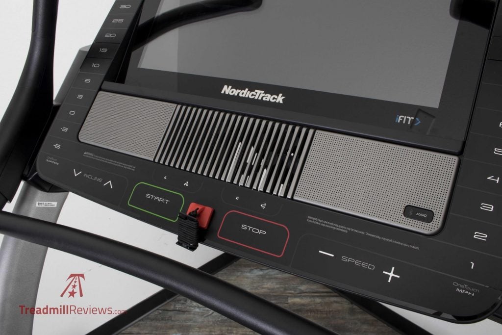 NordicTrack X22i Built-in Bluetooth Speakers and Console Fans
