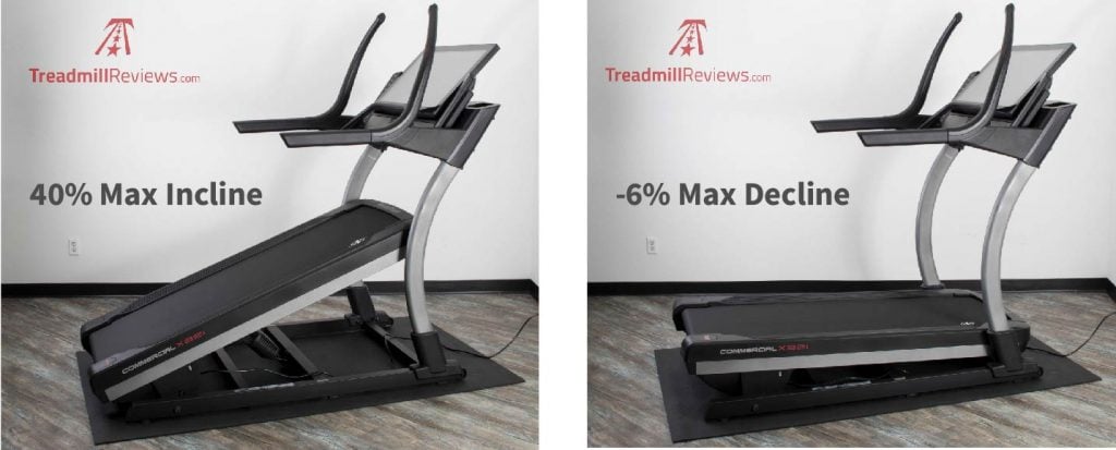 NordicTrack X32i Incline Trainer Incline and Decline