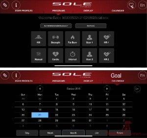 Sole F63 Treadmill Fitness App