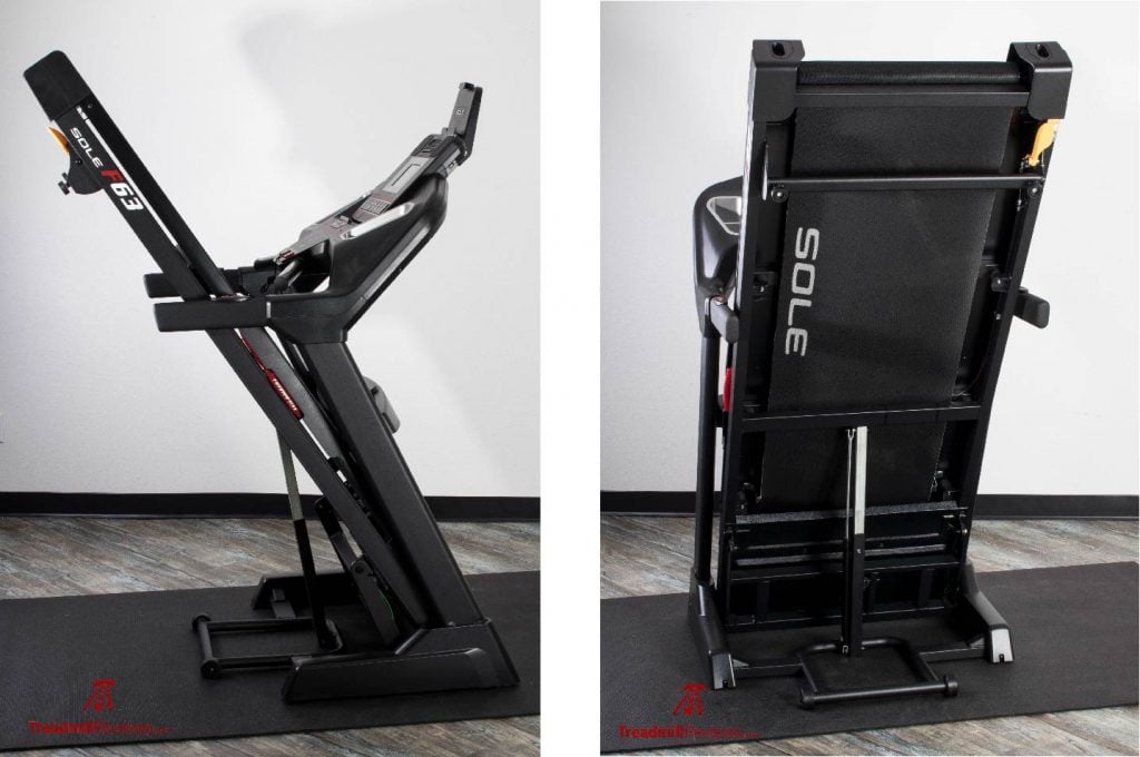 Sole F63 Treadmill Folding Deck