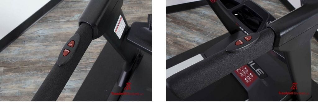 Sole F80 Treadmill Speed Control Buttons