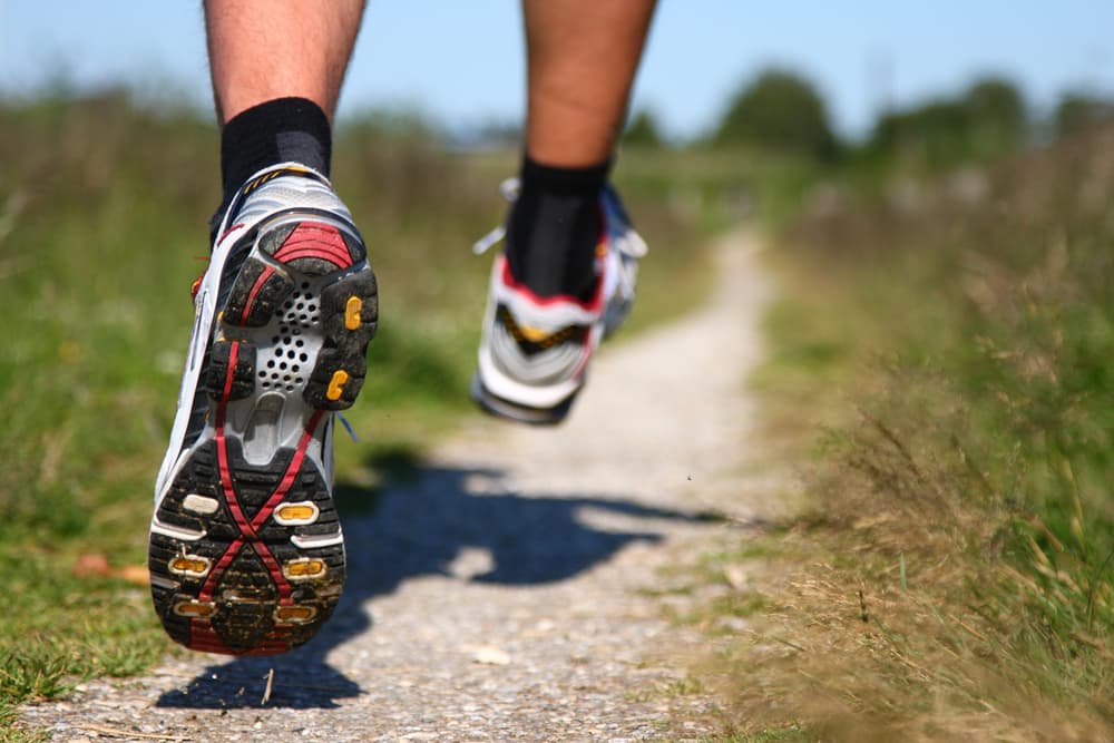 Trail Running Shoes On Treadmill