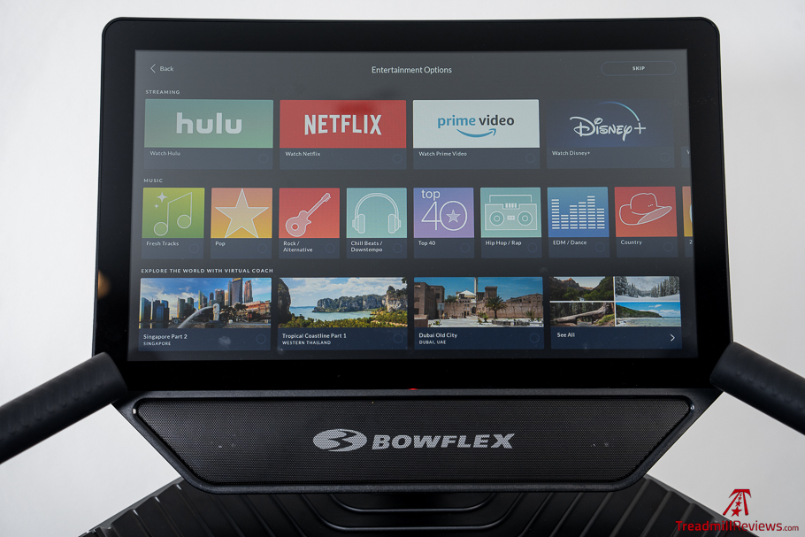 Bowflex Treadmill 22 + Streaming App Content