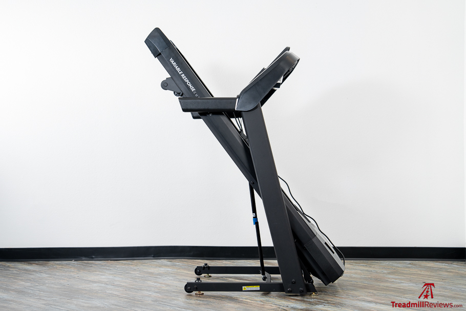 Horizon T101 Treadmill - Folded Profile