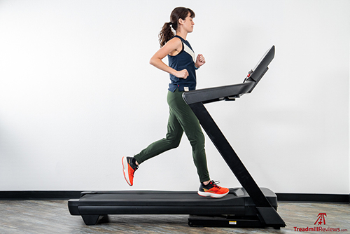 NordicTrack EXP 7i Treadmill Review - Running Toe On