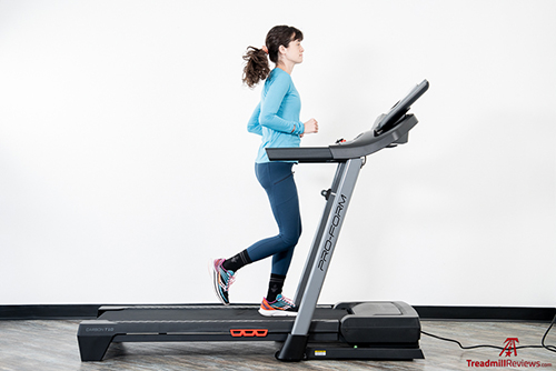 ProForm Carbon T10 Treadmill Review - Running Stance