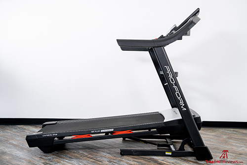 Proform Carbon T14 Treadmill Review - incline profile