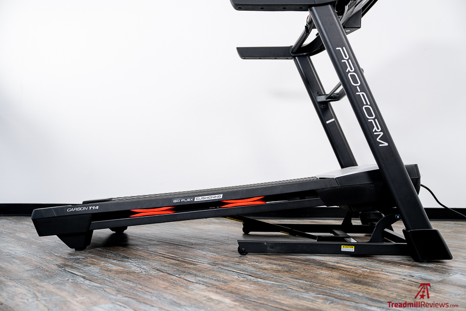 Proform Carbon T14 incline profile close