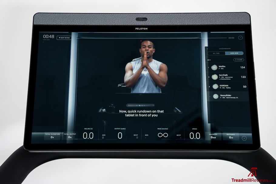 Peloton Tread Screen + Class