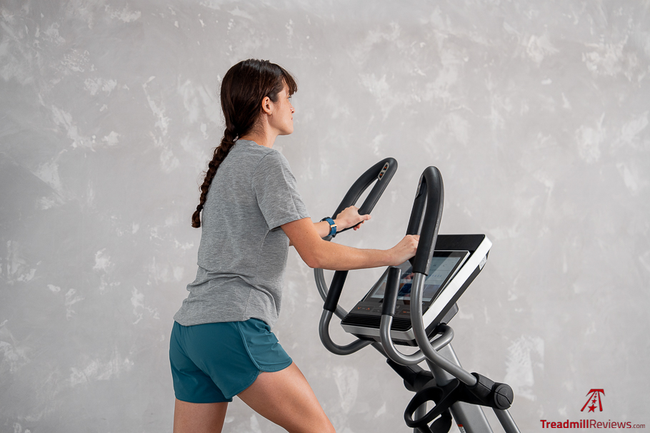 NordicTrack 14.9 elliptical handles in action