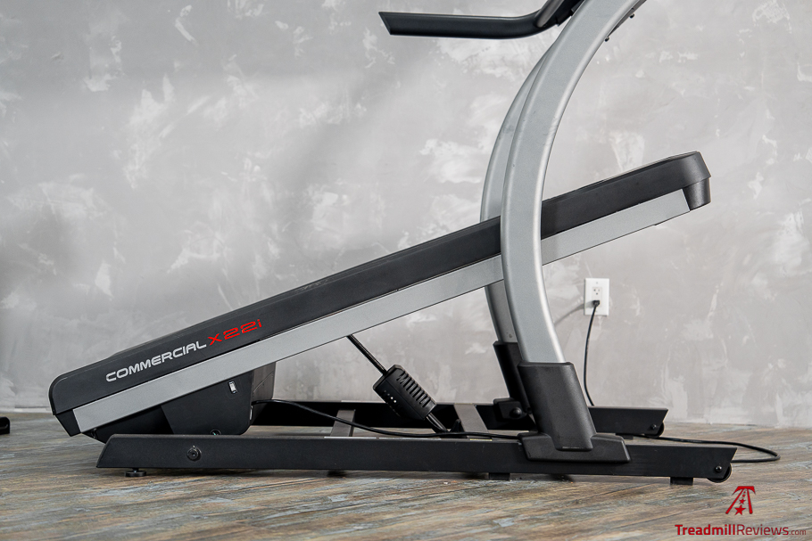 NordicTrack X22i Treadmill Incline Profile