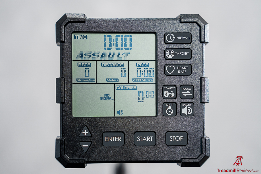 AssaultRower Elite display