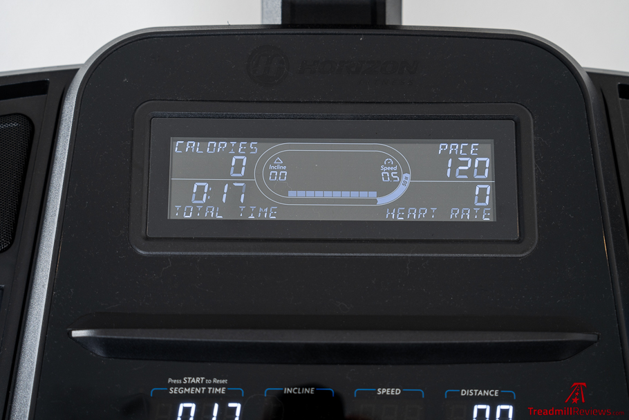 Horizon 7.0 AT Treadmill Display + Metrics