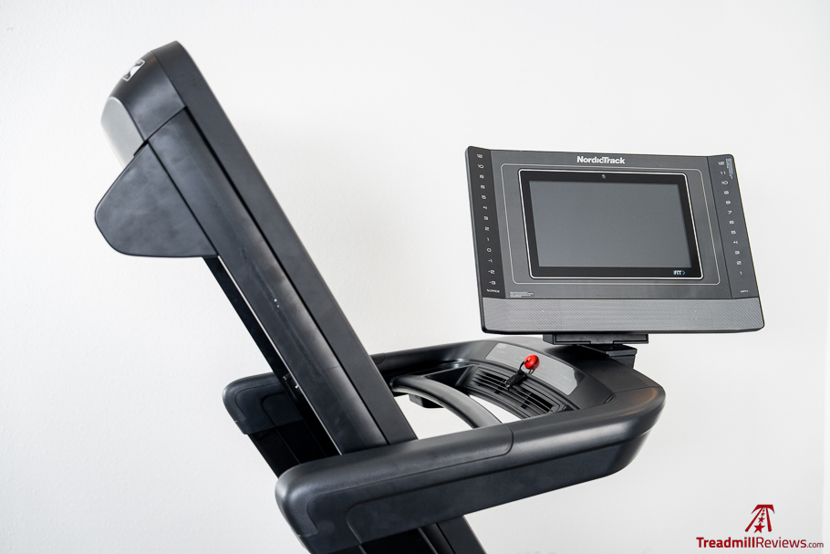 NordicTrack Commercial 1750 Treadmill Folded +Pivot Screen + Console