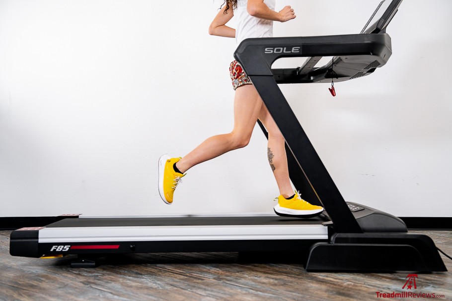 Sole F85 Treadmill running feet treadmill deck