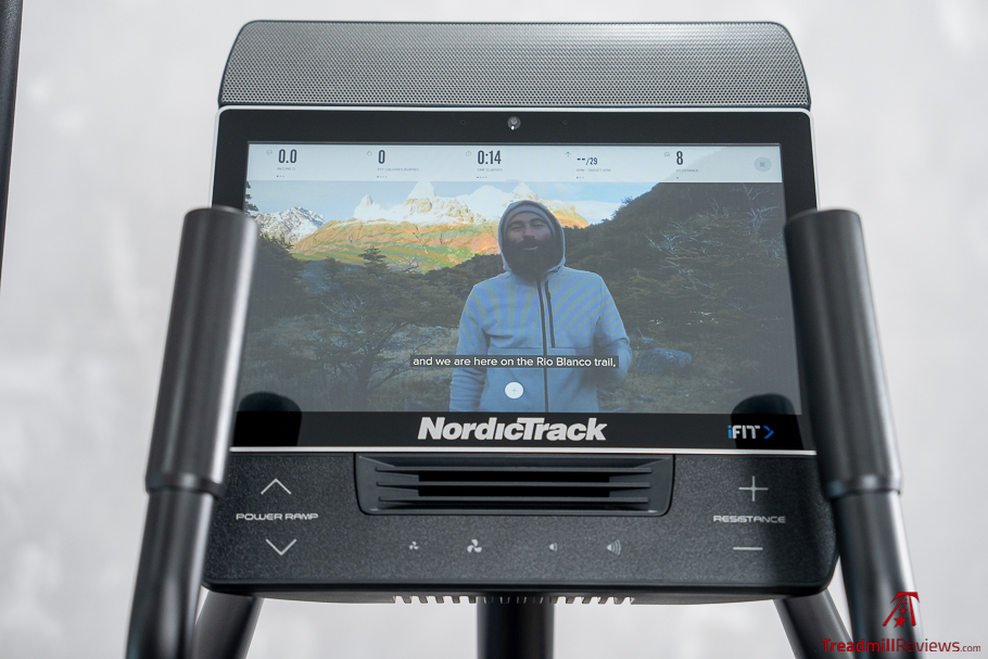 NordicTrack AirGlide 14i console