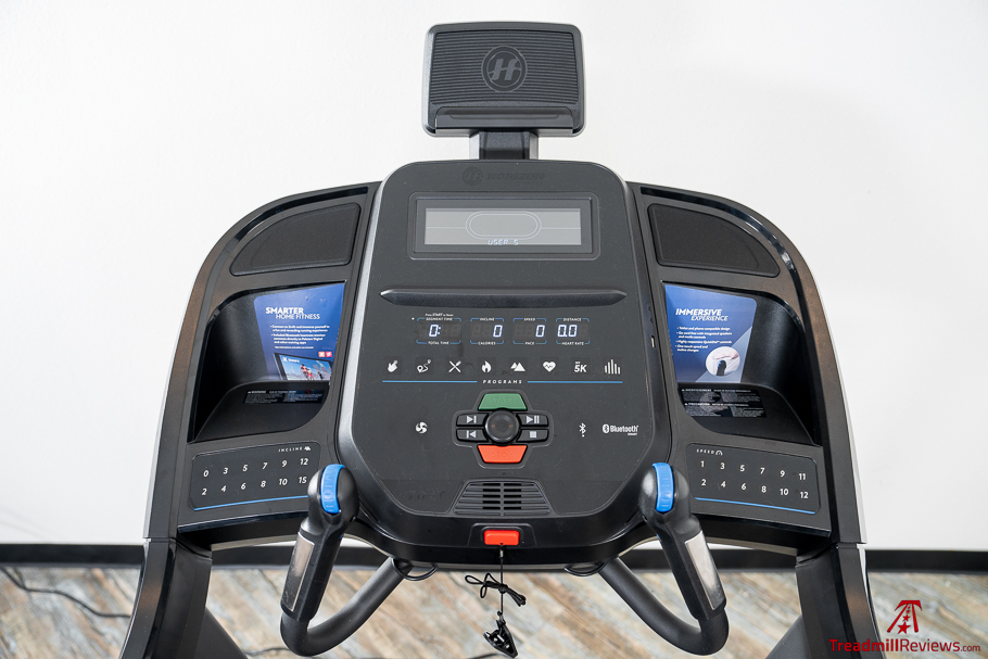 Comparison Horizon 7.0 AT Treadmill Console + QuickDial
