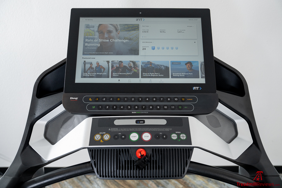 Best Treadmills Under 2500 Proform Pro 9000 Treadmill Console + Screen + Featured Content