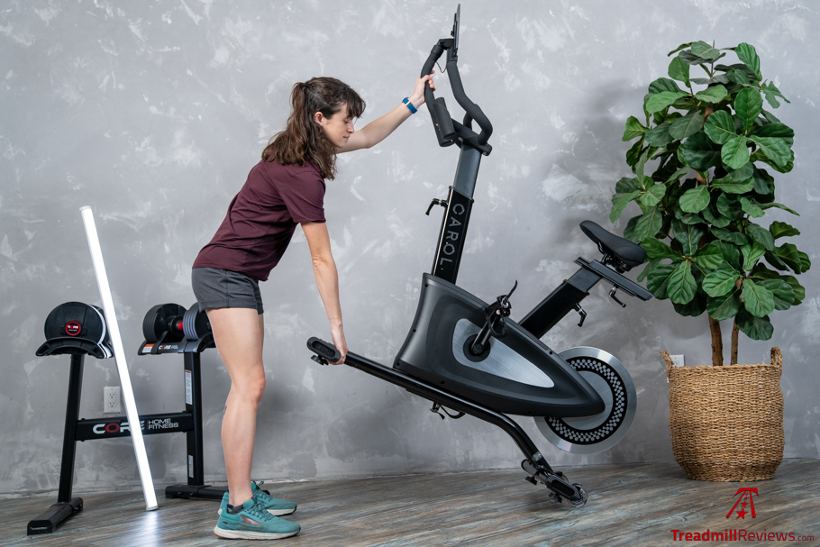 Best Compact Gym Equipment CAROL Bike Moving