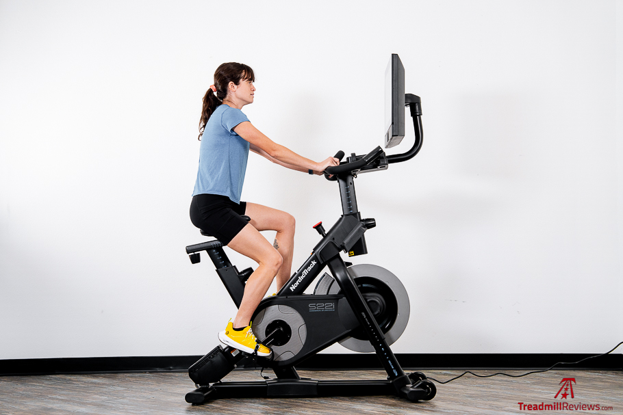 NordicTrack S22i pedalling incline