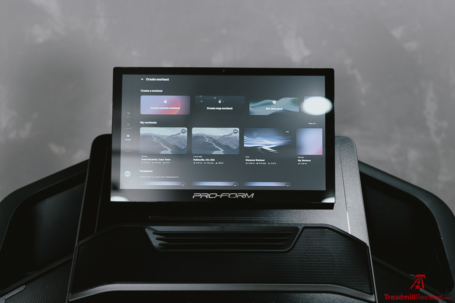 ProForm Carbon Pro 9000 - Create Tab