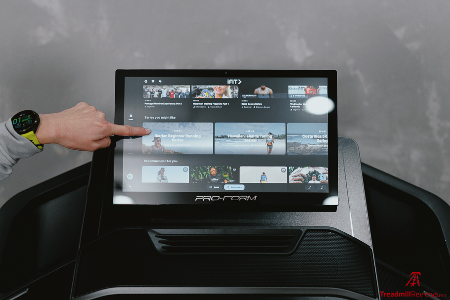 ProForm Carbon Pro 9000 - iFIT library