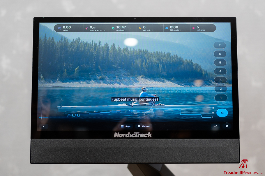 NordicTrack RW900 - iFIT Captions