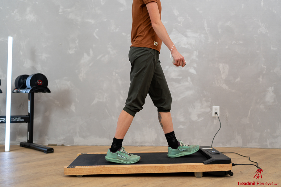 Maksone Wooden WalkingPad - action